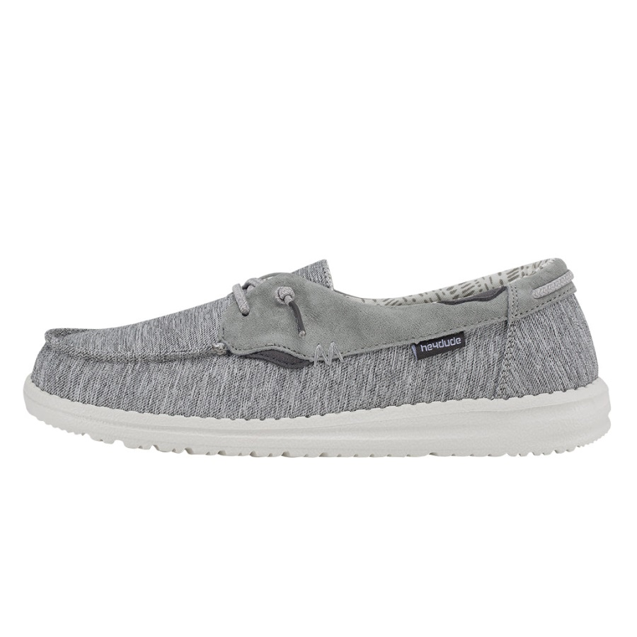 Hey Dude Laila Chambray Ice Grey