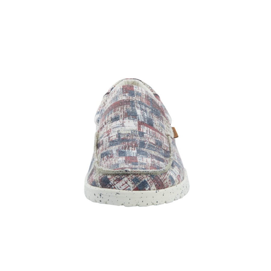 Hey Dude Mikka Print Camo Red Blue