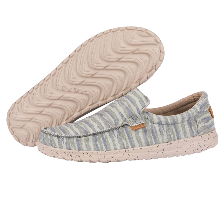 Hey Dude Mikka Print Camo Sage