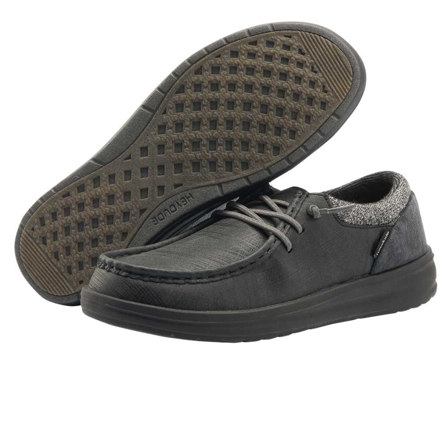 Hey Dude Polly Black Graphite