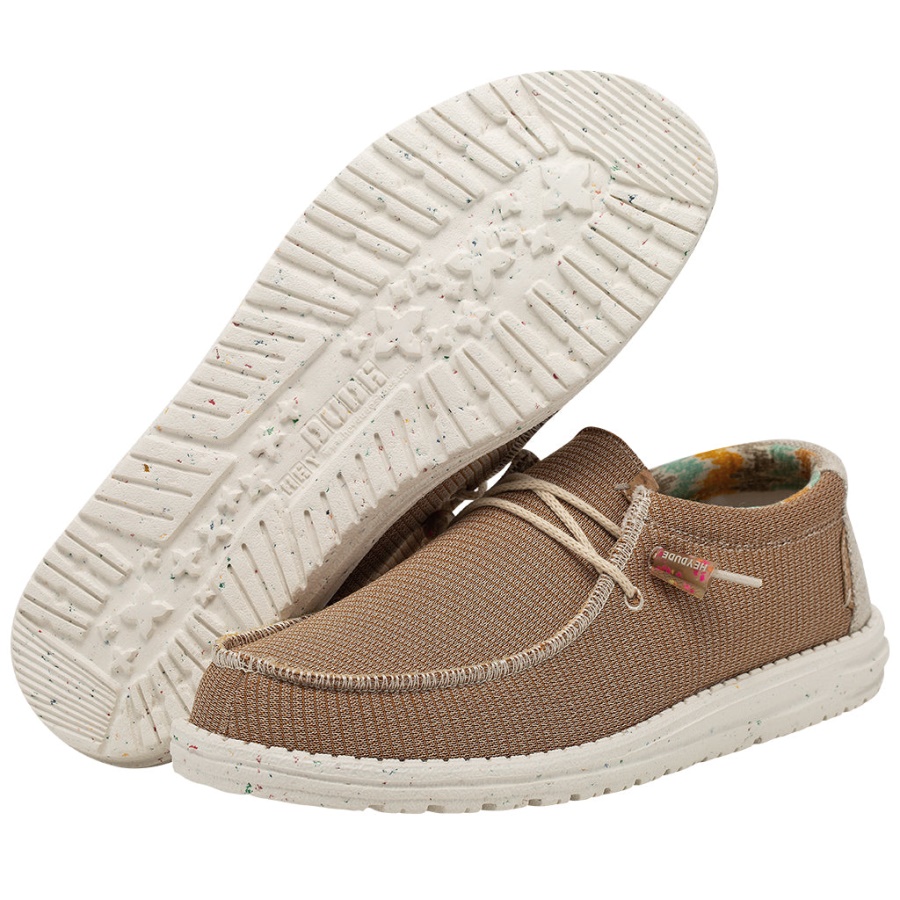 Hey Dude Wally Eco Sox Rust