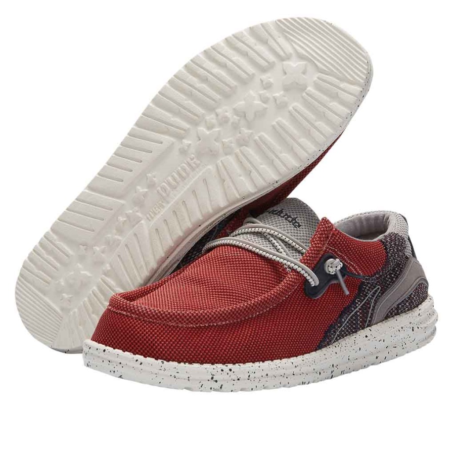 Hey Dude Wally Hawk Lava Grey