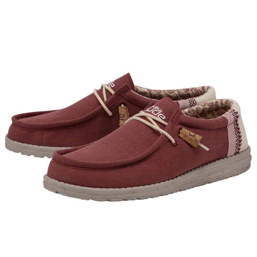 Hey Dude Wally Linen Natural Brick