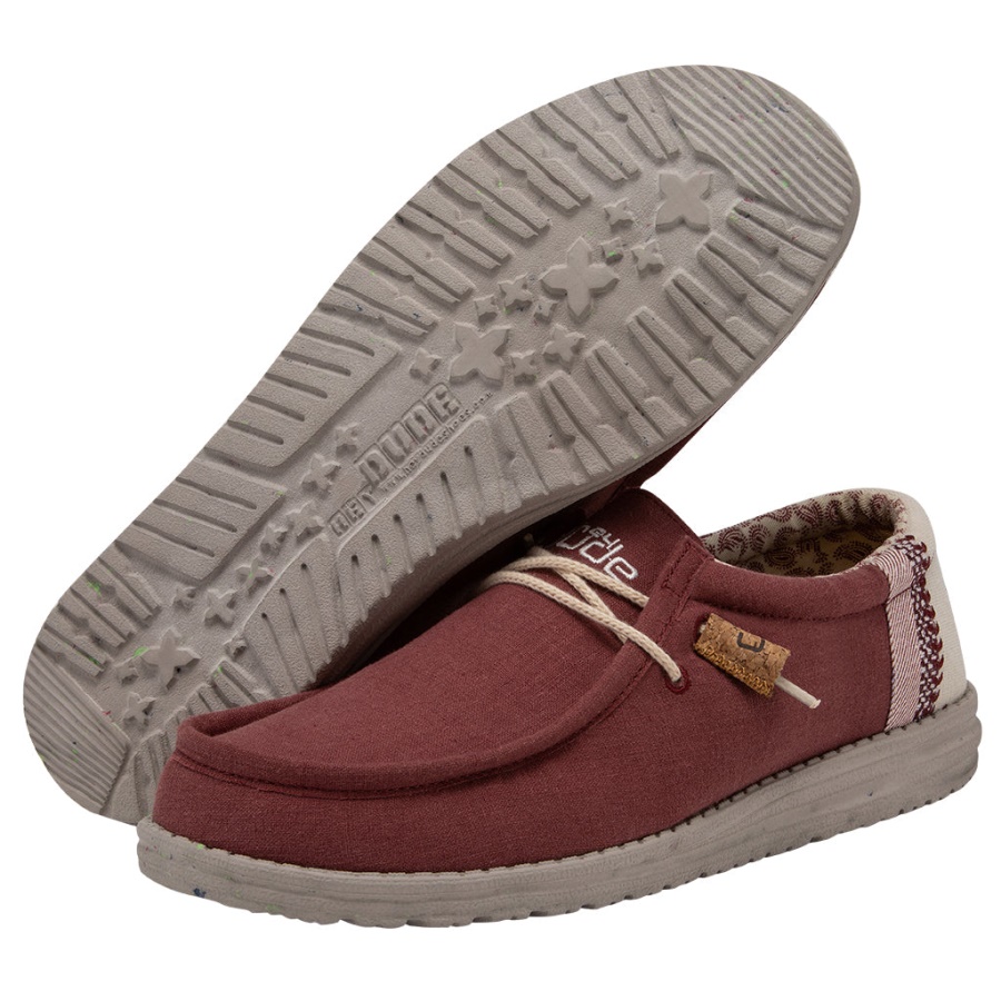 Hey Dude Wally Linen Natural Brick