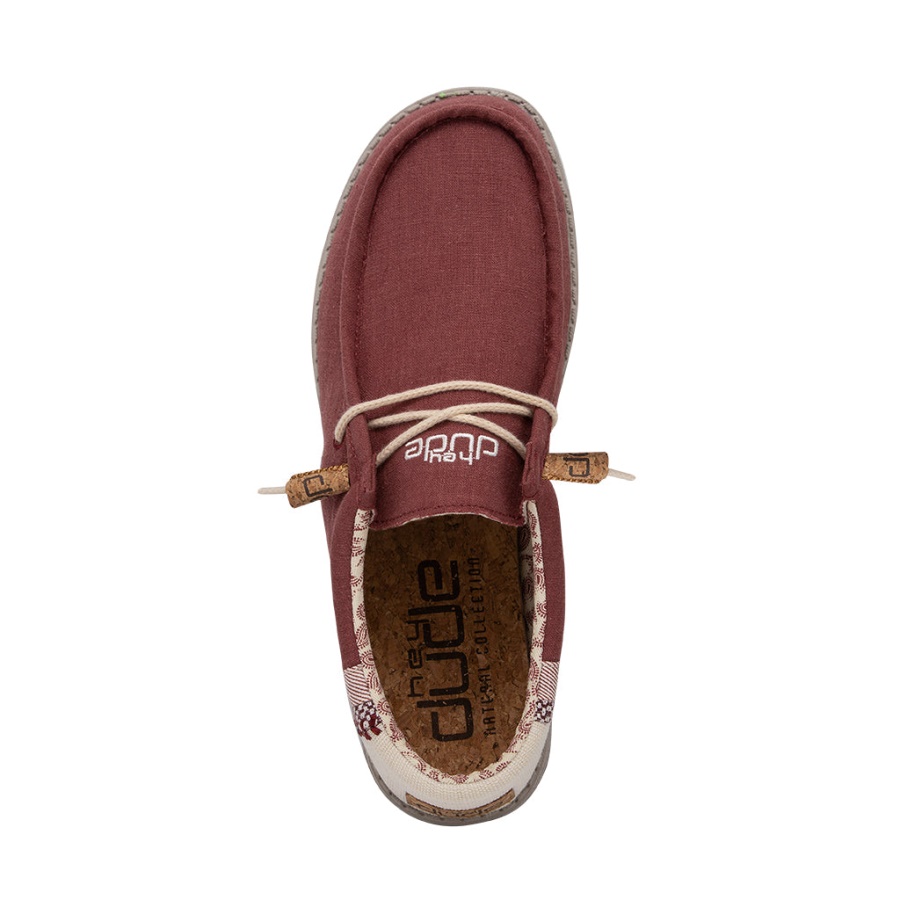 Hey Dude Wally Linen Natural Brick