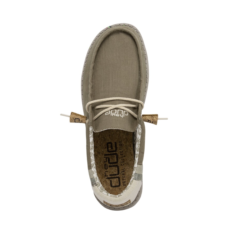 Hey Dude Wally Linen Natural Mows