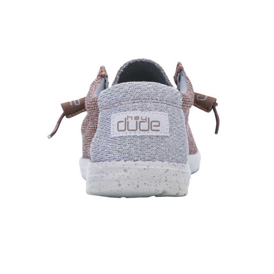 Hey Dude Wally Sox Funk Brown Grey