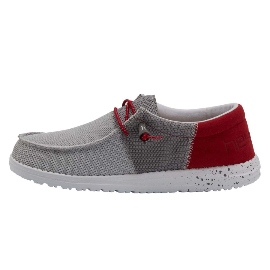 Hey Dude Wally Sox Funk Dark Grey Red