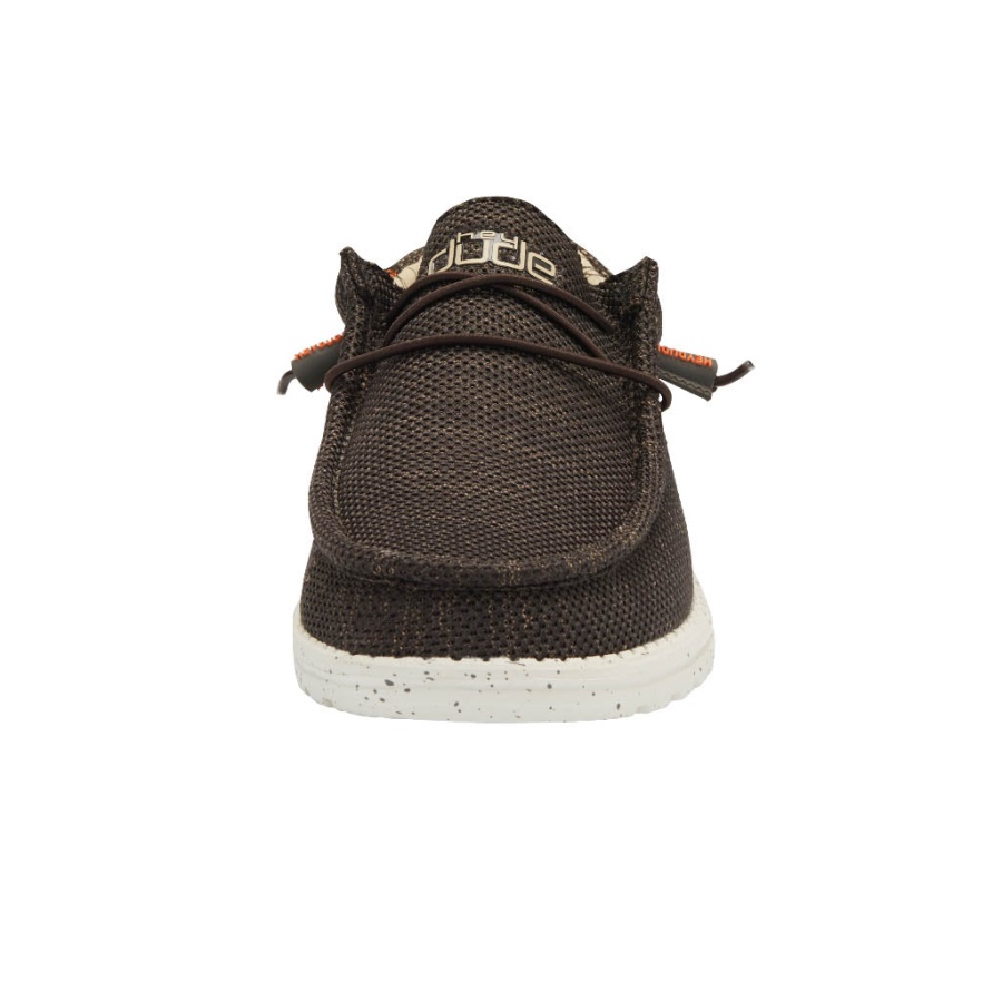 Hey Dude Wally Sox Wave Java Brown