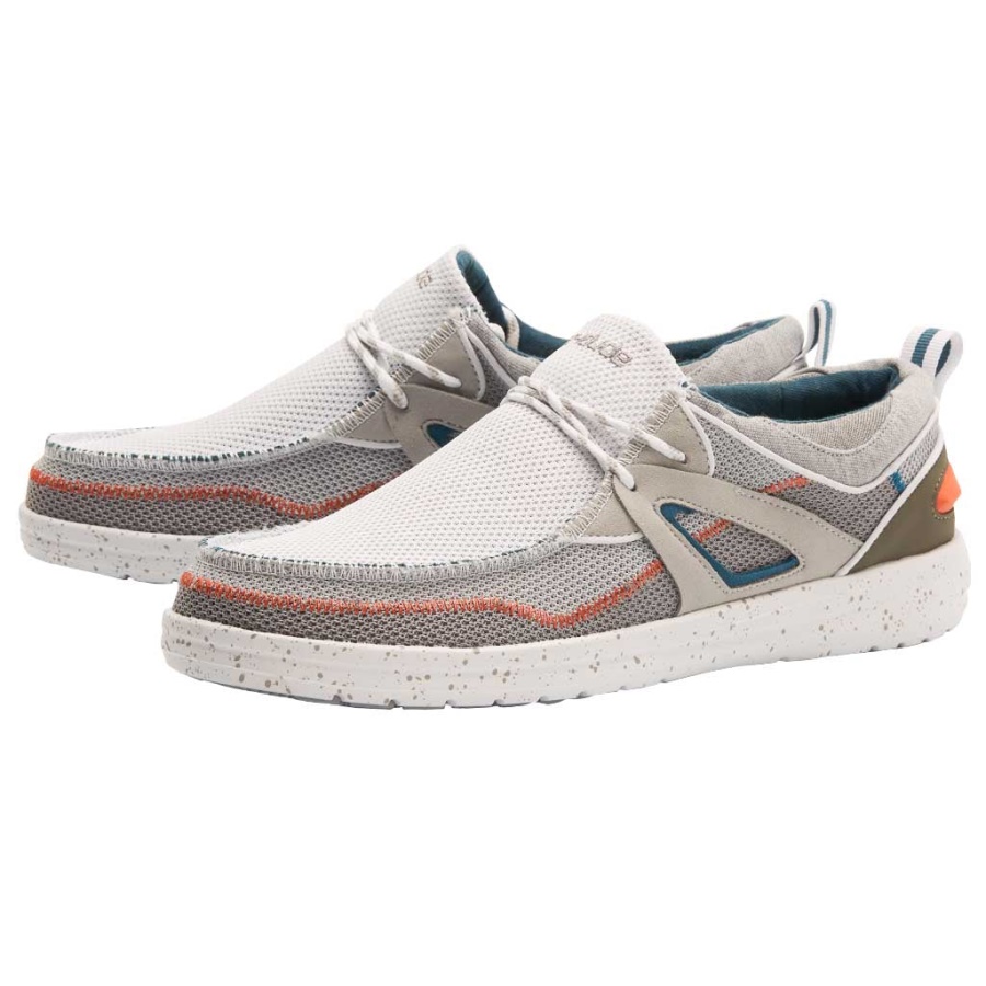 Hey Dude Wally Storm White Grey