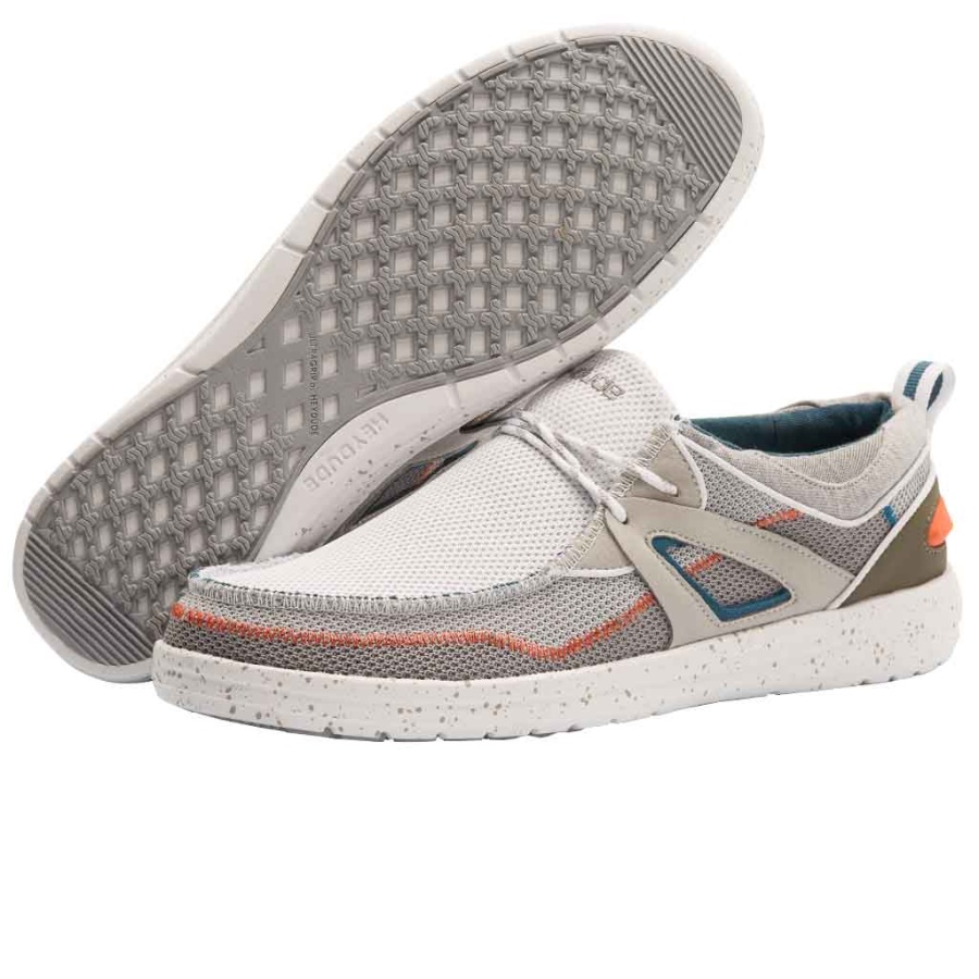 Hey Dude Wally Storm White Grey