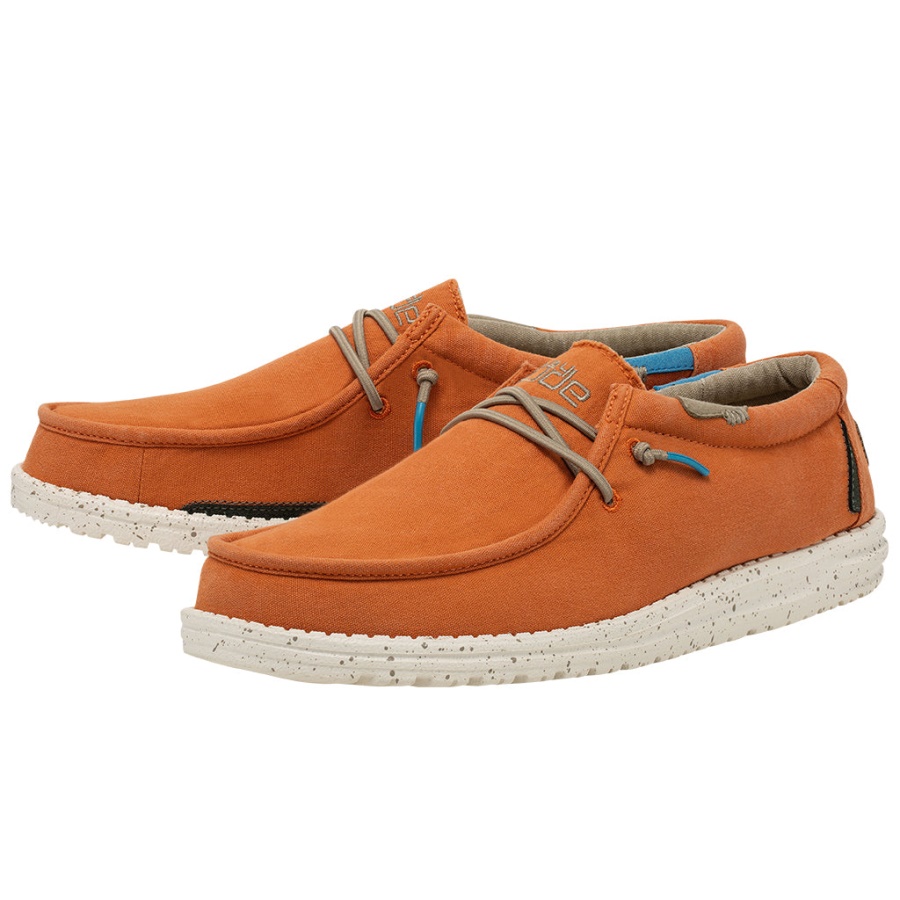 Hey Dude Wally Washed Tangerine