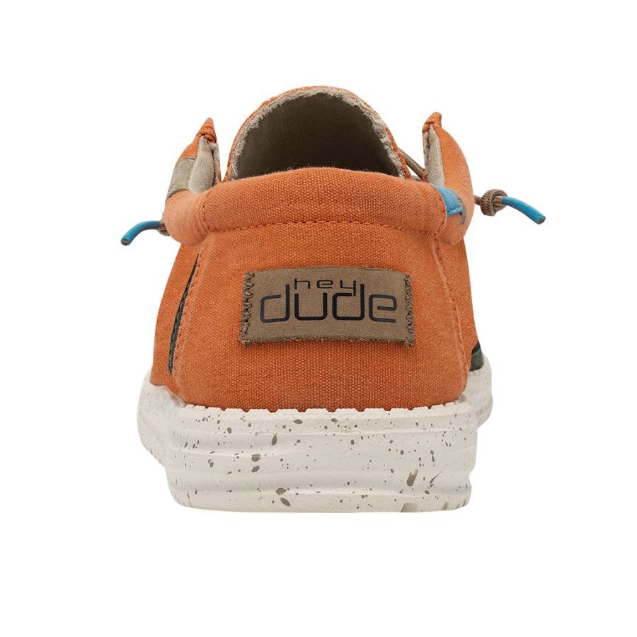 Hey Dude Wally Washed Tangerine