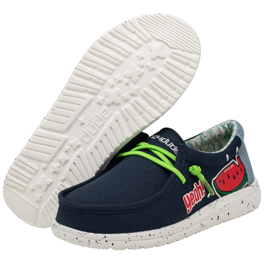 Hey Dude Fashion Wally Youth Doodle Patch