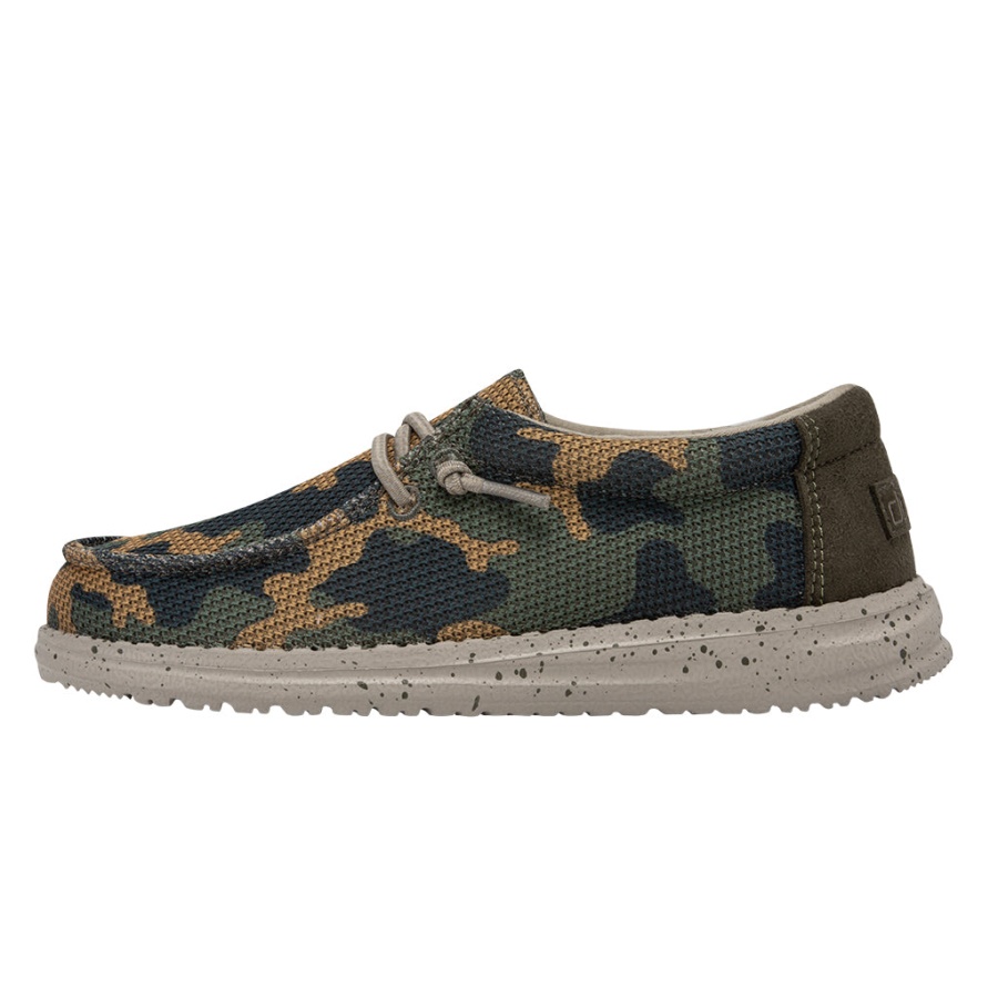 Hey Dude Wally Youth Sox Army Camo