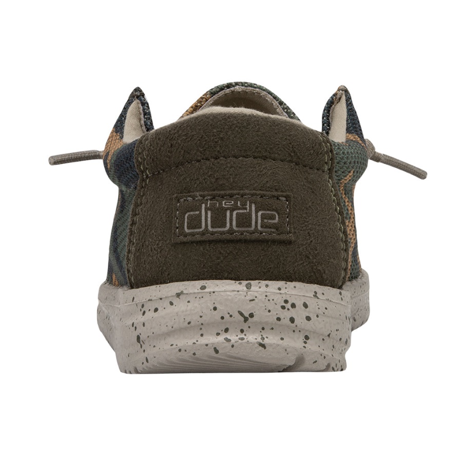 Hey Dude Wally Youth Sox Army Camo