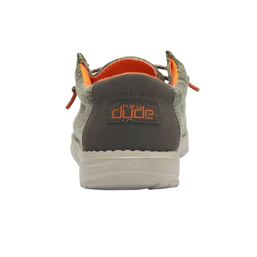 Hey Dude Wally Youth Stretch Sage