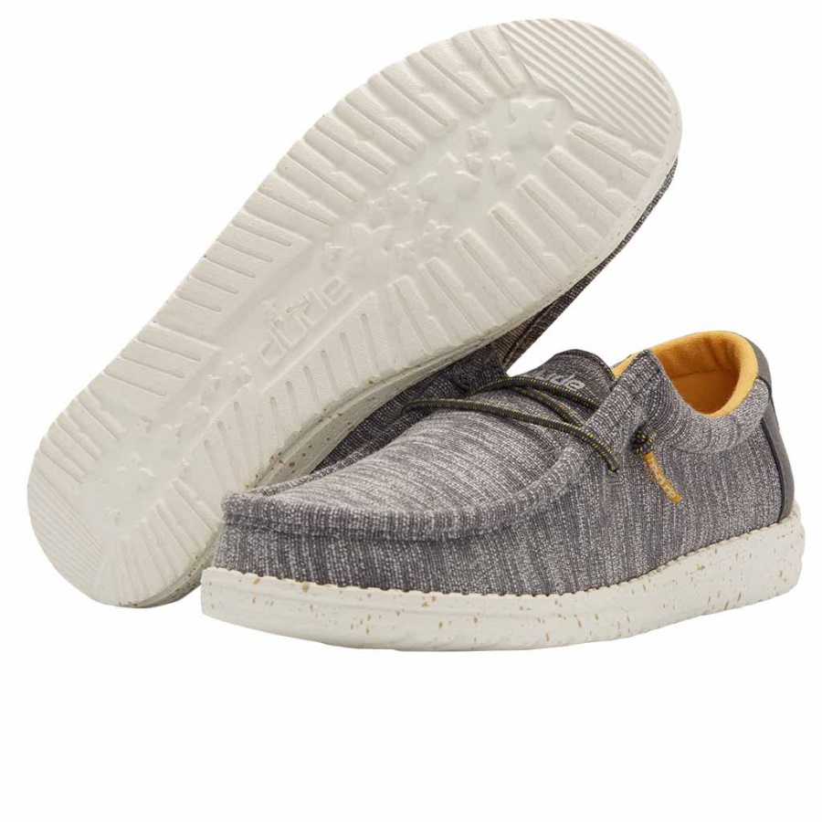 Hey Dude Wally Youth Stretch Taupe
