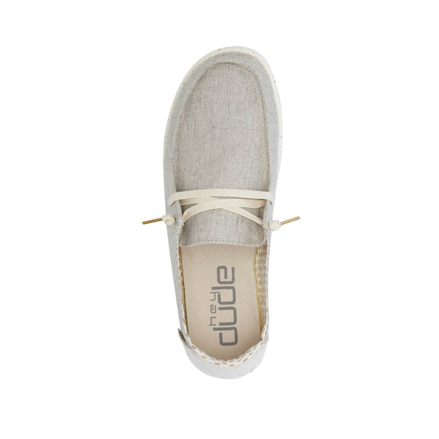 Hey Dude Wendy Chambray Sparkling Beige