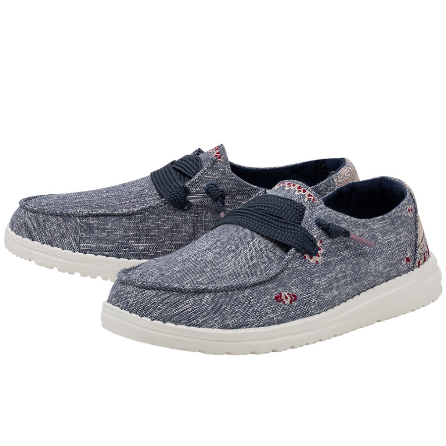 Hey Dude Wendy Flora Iris Blue