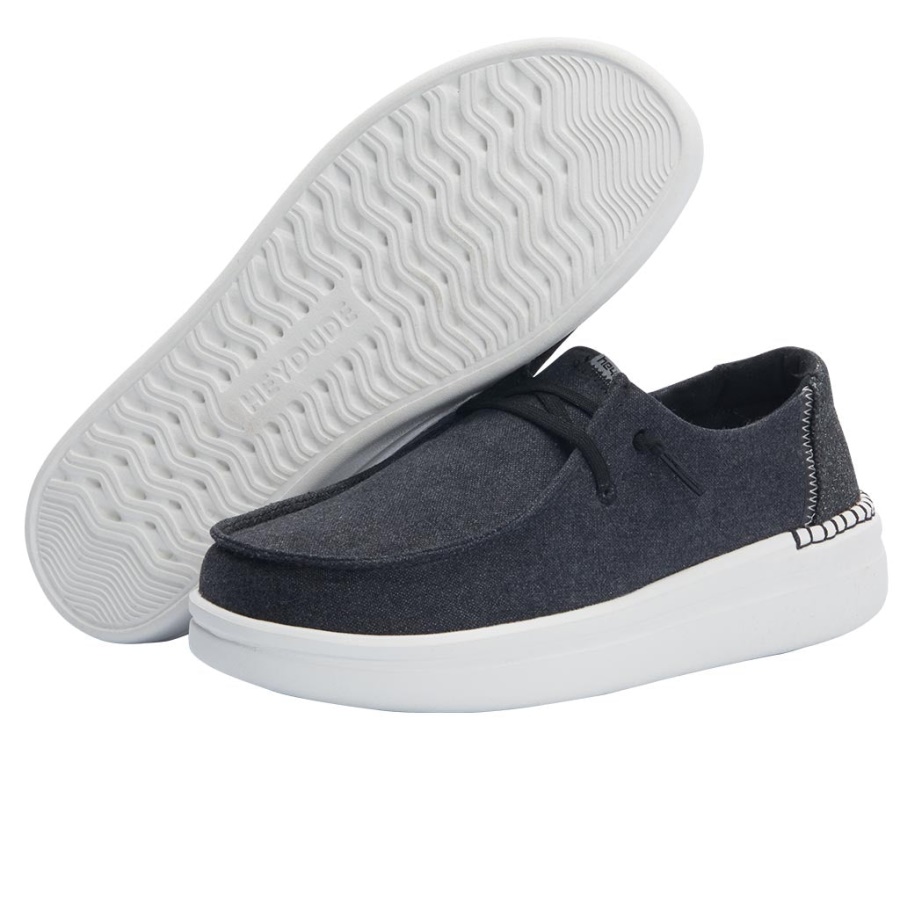 Hey Dude Wendy Rise Chambray Black