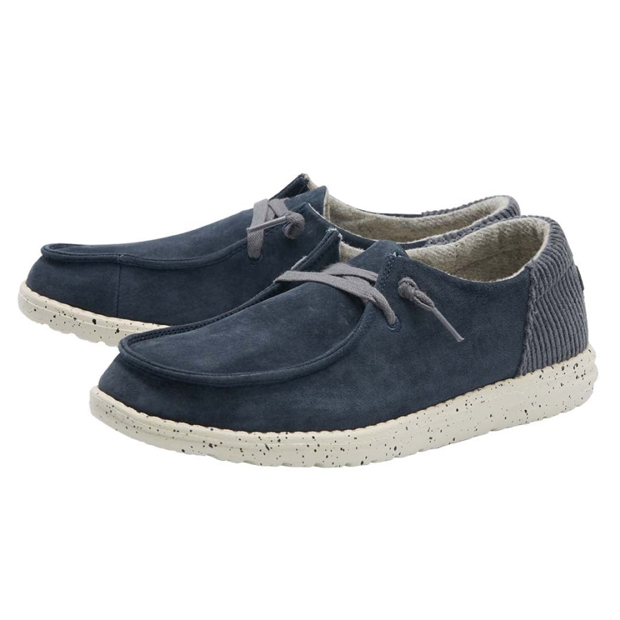 Hey Dude Wendy Suede Navy