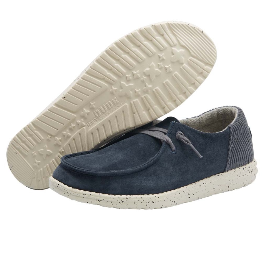 Hey Dude Wendy Suede Navy