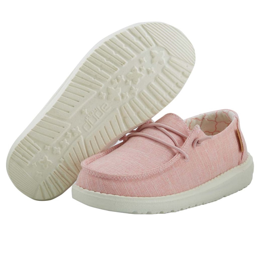 Hey Dude Wendy Youth Linen Cotton Candy