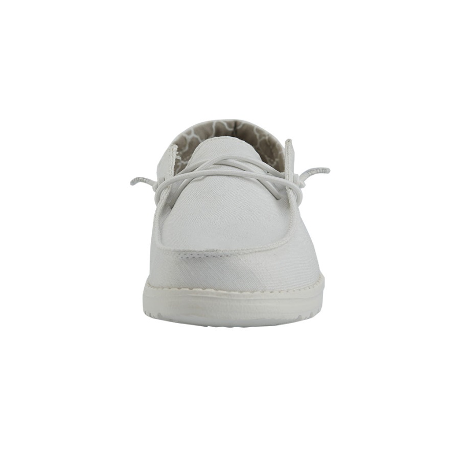 Hey Dude Wendy Youth Linen White