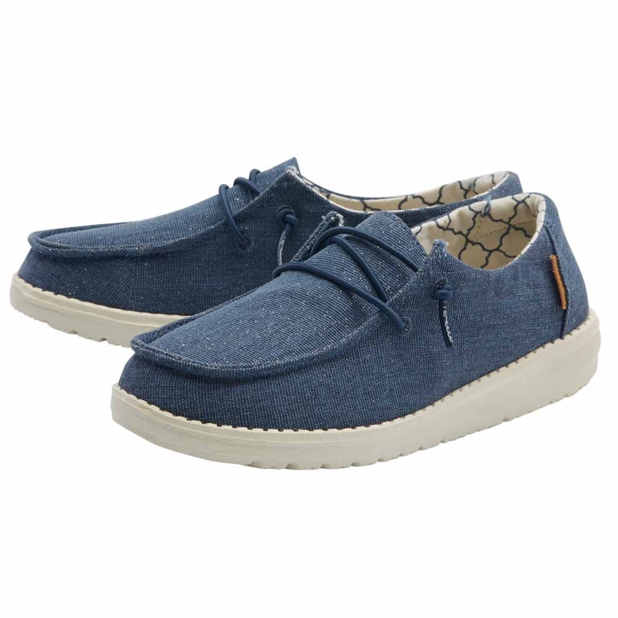 Hey Dude Wendy Youth Sparkling Denim