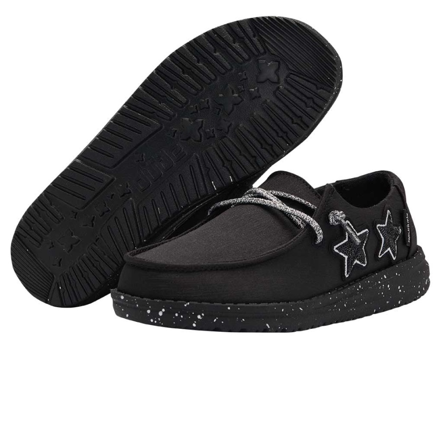 Hey Dude Wendy Youth Star Black