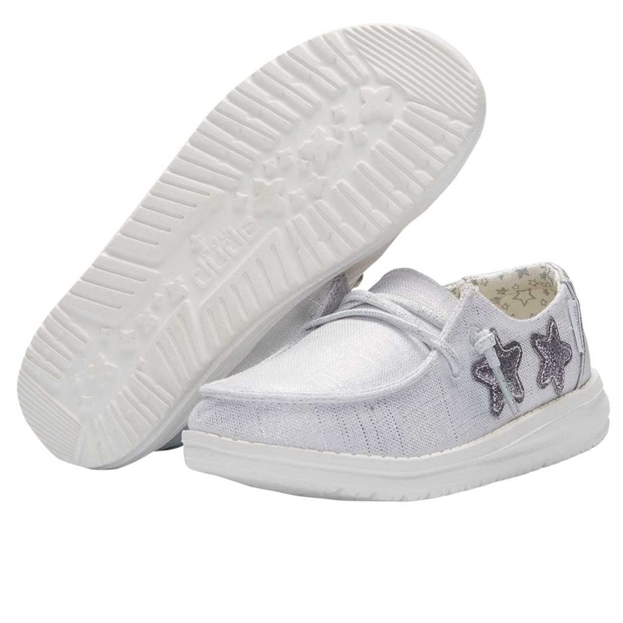 Hey Dude Wendy Youth Star Silver